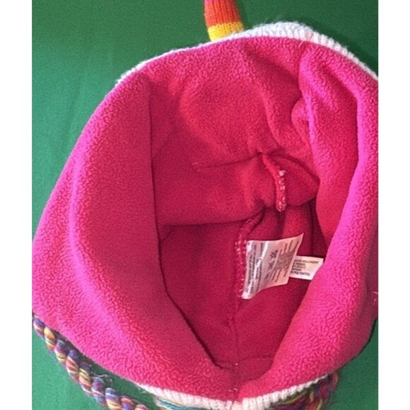 VTG LISA FRANK Markie Unicorn Beanie Hat Collectable 90’s Rainbow Mohawk Tassels main image 9
